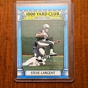 Steve Largent 1986 Topps Football Card Vintage Seattle Seahawks #18